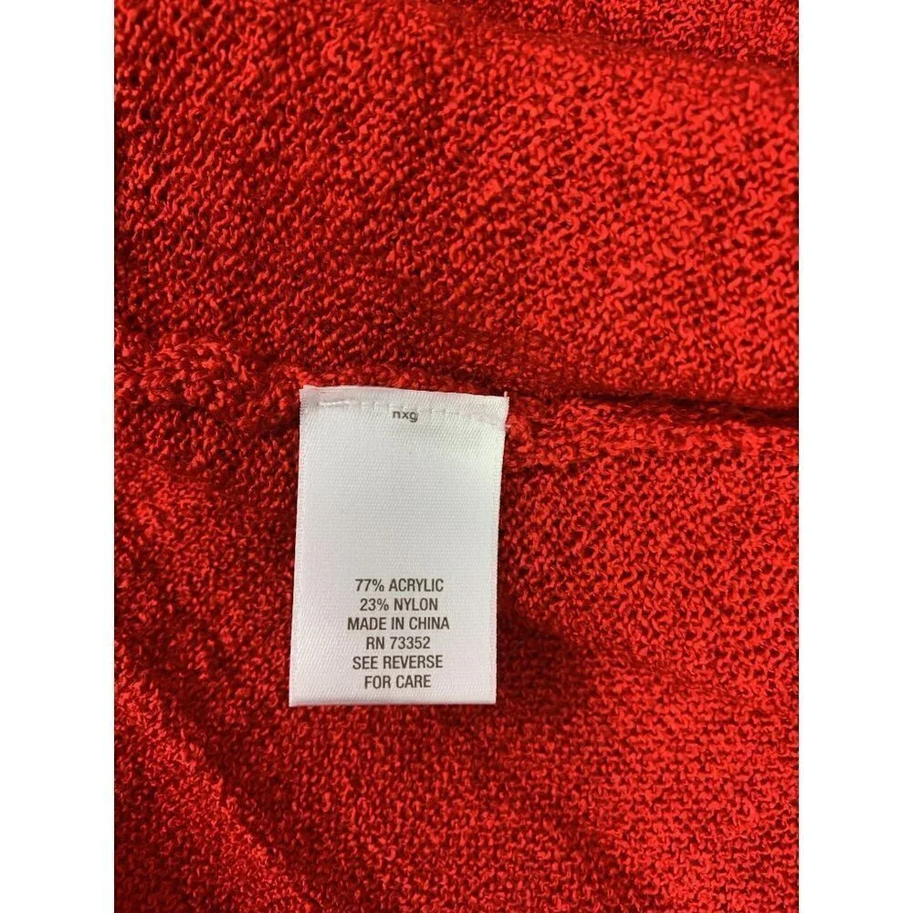 Dressbarn Women's Cherry Red Cardigan
